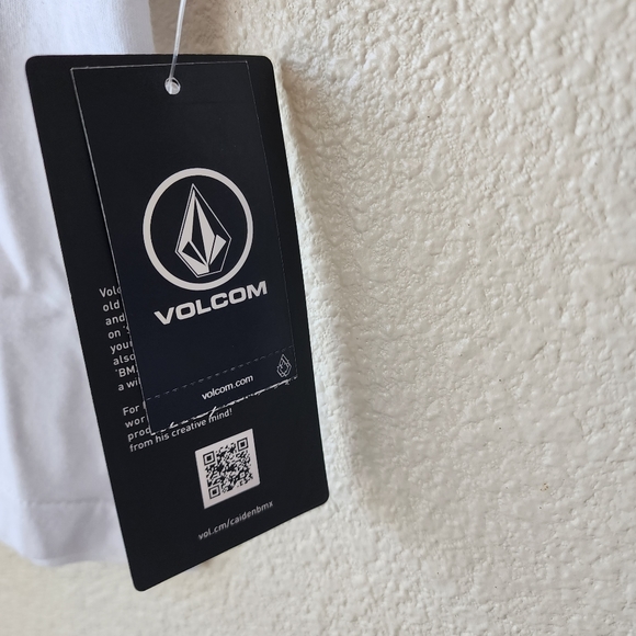 LITTLE BOYS CRANK IT UP SHORT SLEEVE TEE - WHITE VOLCOM SEND MODE - Picture 6 of 10